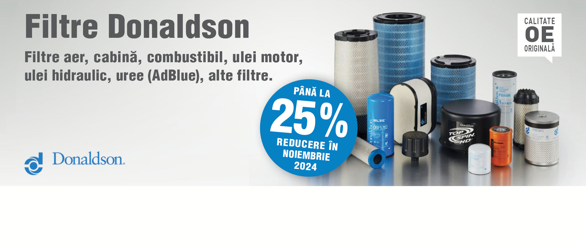 Donaldson - Oferta Noiembrie 2024