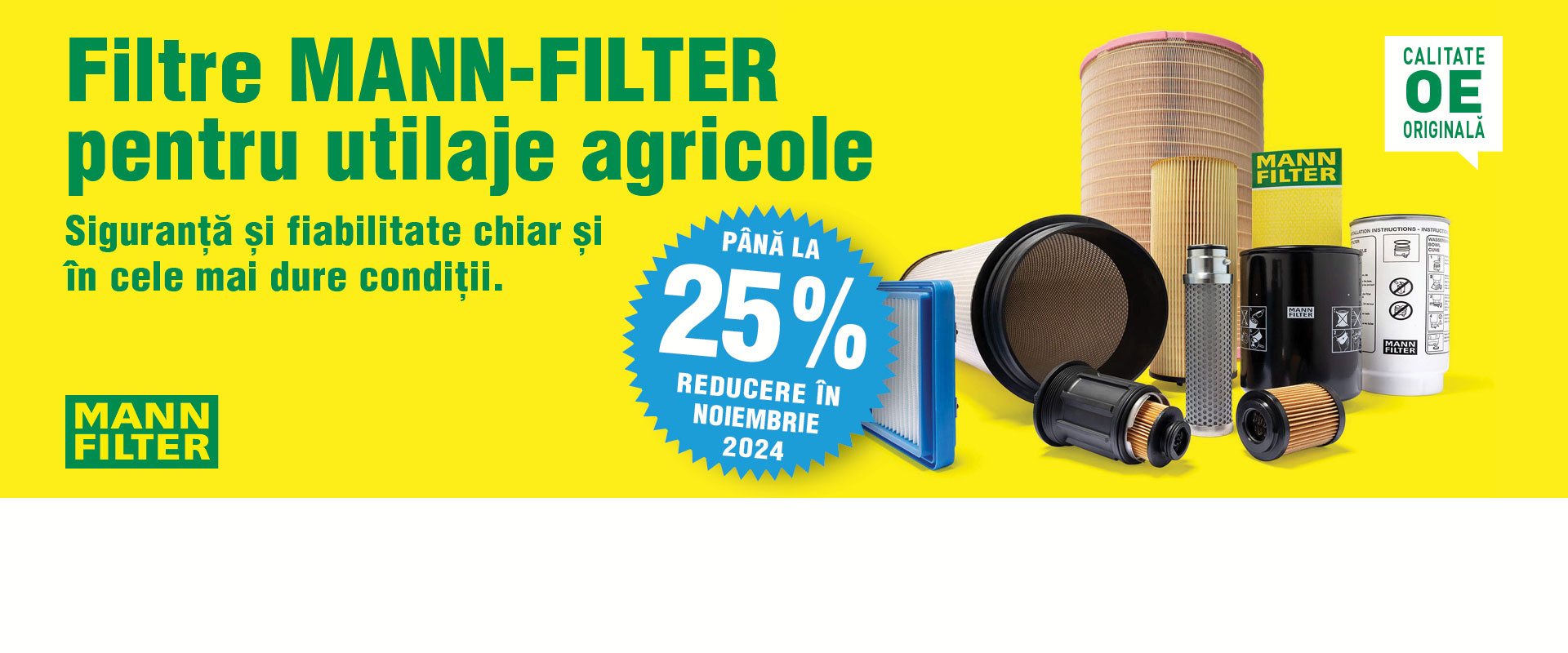 MANN-FILTER - Oferta Noiembrie 2024