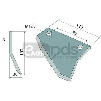 Cutit freze excavare - GRANIT [11313392]