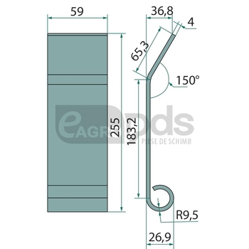Clapeta de protectie - GRANIT [11326616]