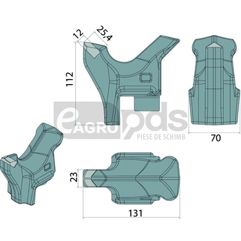 Dinte tocator - Endurance Carbide [11467633]