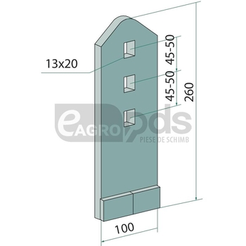 Partea de uzura carbura - GRANIT Heavy Duty [11483663]