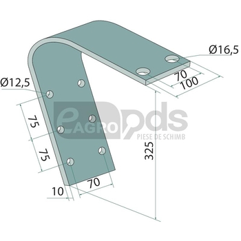 Arc superior 100 x 10 - GRANIT [11496999]