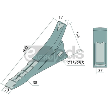 Varf brazdar metal dur - GRANIT Heavy Duty [11646114]