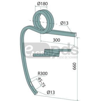Maner de cultivator greu intors - GRANIT [11653168]