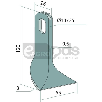 Cutit tocator - GRANIT [11671842]