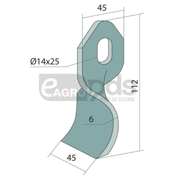 Cutit cu fala - GRANIT [11671927]
