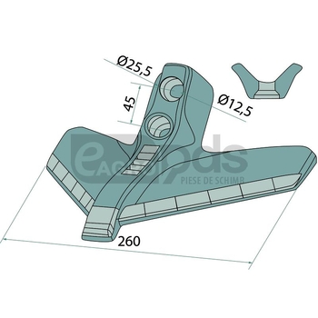 Cota de picior de gasca - GRANIT [11675412]