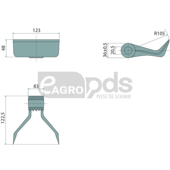 Ciocan batator - GRANIT [11973873]