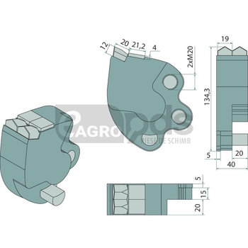 Dinte tocator forestier - Endurance Carbide [11975828]