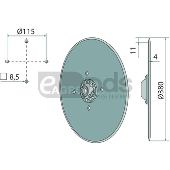 Disc de insamantare complet - GRANIT [12045538]