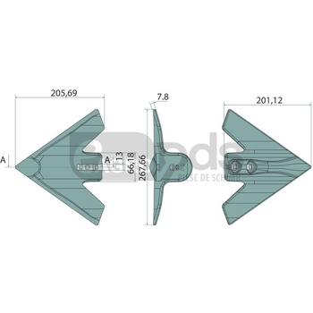 Cota de picior de gasca - GRANIT [12053859]