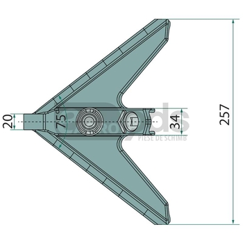 Brazdar - laba de gasca - Endurance Carbide [12054131]