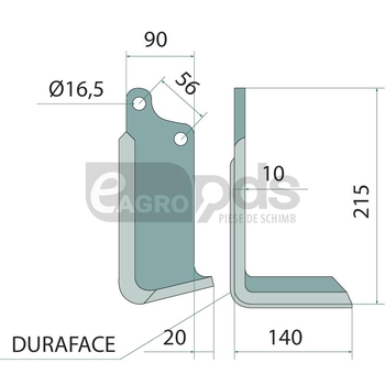 Lama de frezat - GRANIT [12079238]