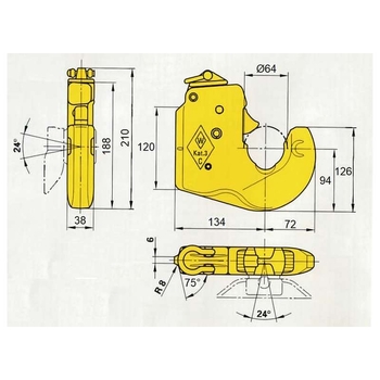 Carlig cuplaj inferior tip c1 cat 3 - KRAMP [1208556]