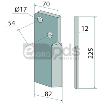 Cutit freza - GRANIT [12136025]