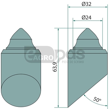 Dinte de sudura - Endurance Carbide [12216702]