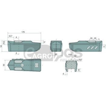 Dinte tocator forestier - Endurance Carbide [12267135]