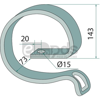 Arc ranforsare 70x10 pentru 70x12 - GRANIT [12295031]