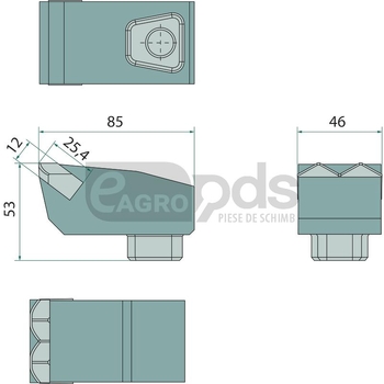 Dinte tocator forestier - Endurance Carbide [12330428]