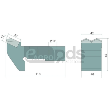 Dinte tocator forestier - Endurance Carbide [12332484]