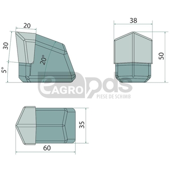 Dinte de sudura - Endurance Carbide [12343047]