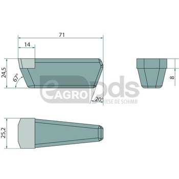 Dinte de sudura - Endurance Carbide [12347409]