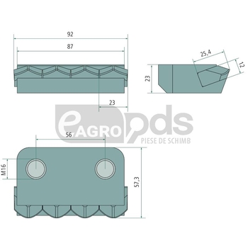 Dinte tocator forestier - Endurance Carbide [12349498]