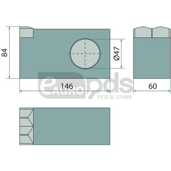Dinte tocator forestier - Endurance Carbide [12359825]
