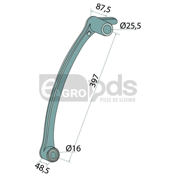 Brat pentru grapa cu role - GRANIT [12365717]