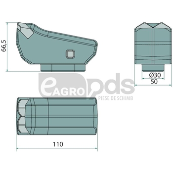 Dinte tocator forestier - Endurance Carbide [12367265]