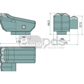 Dinte tocator forestier - Endurance Carbide [12367539]