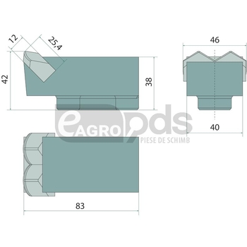 Dinte tocator forestier - Endurance Carbide [12369558]