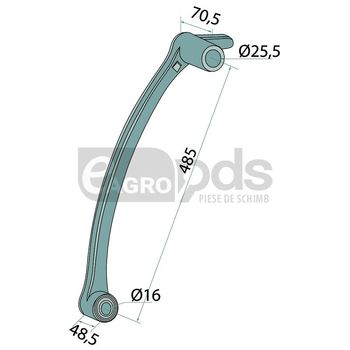 Brat pentru grapa cu role - GRANIT [12395419]