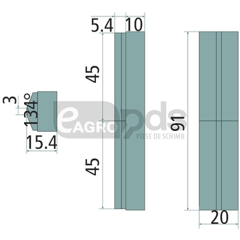 Dinte grapa rotativa - GRANIT Heavy Duty [17901 6575300]
