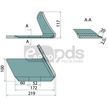 Aripa brazdar - Endurance Carbide [179016663]