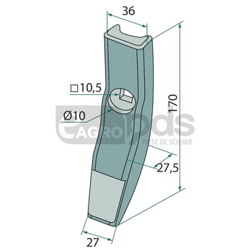 Varf brazdar - GRANIT Heavy Duty [1790700003]