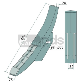 Varf de brazdar - GRANIT Heavy Duty [179070003]