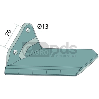 Brazdar cu aripi - GRANIT Heavy Duty [1792800002]