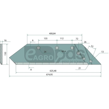 Brazdar cu varf interschimbabil - GRANIT Heavy Duty [17928 622136]