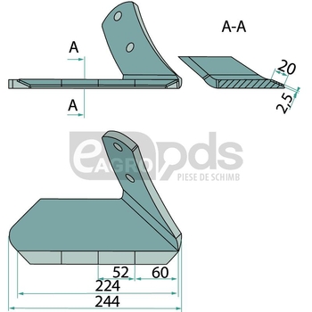 Brazdar cu aripi - Endurance Carbide [179286665]
