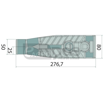 Varf brazdar - 	276,7x50/80, 2gauri, intarit, ptr cultivator Horsch - Endurance Carbide [179316661]
