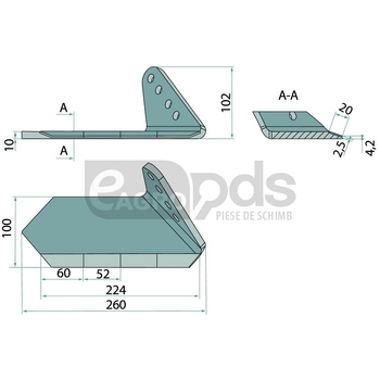 Aripa brazdar - Endurance Carbide [179316663]