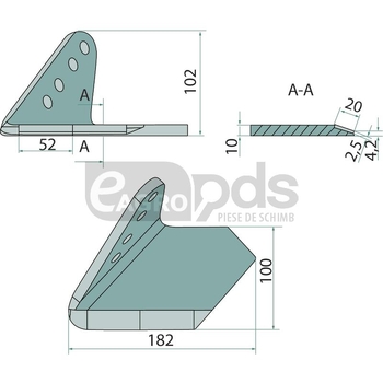 Aripa brazdar - Endurance Carbide [179316666]