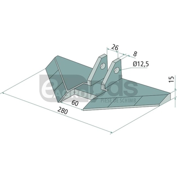 Brazdar cu aripi - GRANIT Heavy Duty [1793700001]