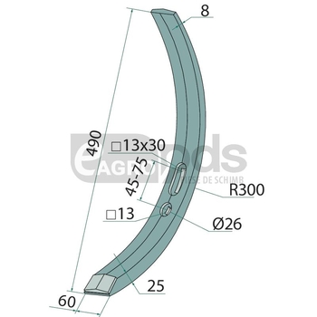 Brazdar ingust - GRANIT Heavy Duty [179500006]