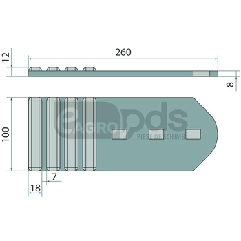 Placa - Endurance Carbide [179506669]