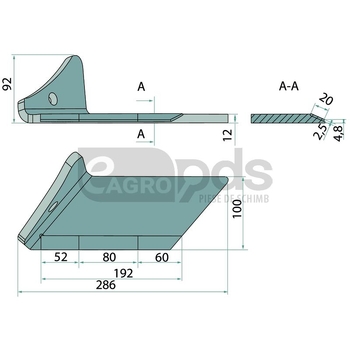 Brazdar cu aripi - Endurance Carbide [179546662]