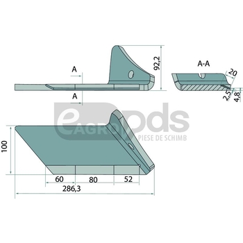 Brazdar cu aripi - Endurance Carbide [179546663]