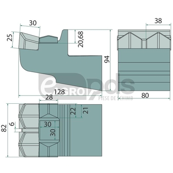 Dinte concasor piatra - Endurance Carbide [179726611]